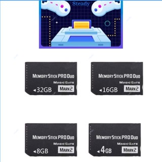 Steady MS Duo การ์ดหน่วยความจํา 4GB 8GB 16GB 32GB อุปกรณ์เสริม สําหรับ PSP1000 2000 3000