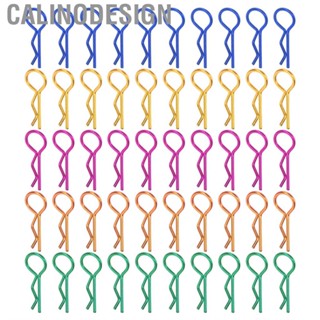 Calinodesign 10Pcs RC Car   RShape Metal Body Clips Pin For 1/5 1/6 1/8 1/10