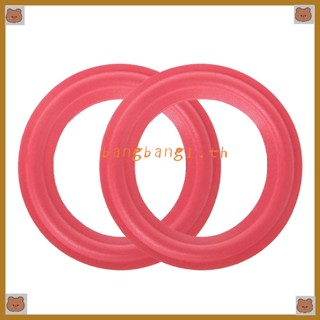 Bang อะไหล่แหวนยางซับวูฟเฟอร์ลําโพง สีแดง กันฝุ่น