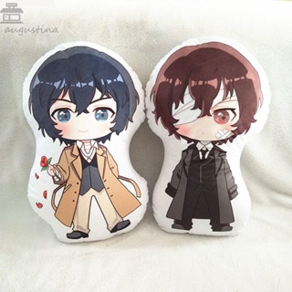 Augustina พวงกุญแจ จี้ตุ๊กตาอนิเมะ Bungo Stray Dogs Nakahara Chuuya Akutagawa ขนาด 10 ซม. สําหรับห้อยตกแต่ง