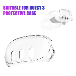 เคสหูฟัง TPU แบบใส ป้องกันรอยขีดข่วน สําหรับ Meta Quest 3 VR Meta Quest 3