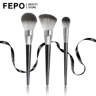 FEPO 3pcs/set Powder Eyeshadow & Contour Makeup Tool Set