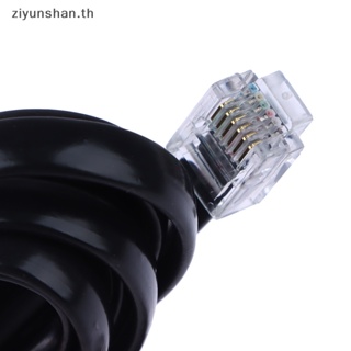 Ziyunshan RJ12 6P6C สายเคเบิลเชื่อมต่อข้อมูล ตัวผู้ เป็นตัวผู้ 6P6C 1 2 3 5 เมตร