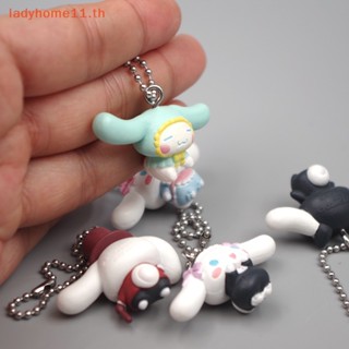 Onelady พวงกุญแจ จี้ตุ๊กตาการ์ตูนอนิเมะ Kawaii Cinnamoroll น่ารัก สําหรับตกแต่งกระเป๋าเป้สะพายหลัง 1 ชิ้น