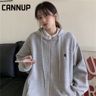 Cannup เสื้อกันหนาว เสื้อฮู้ด คุณภาพสูง ทันสมัย cozy Durable WJK2390PN437Z230912