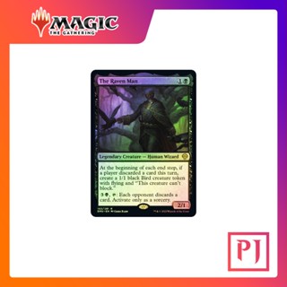 [MTG] The Raven Man [DMU] [BLACK] [RARE] [FOIL] [ENG] (การ์ดเมจิค / Magic the Gathering)