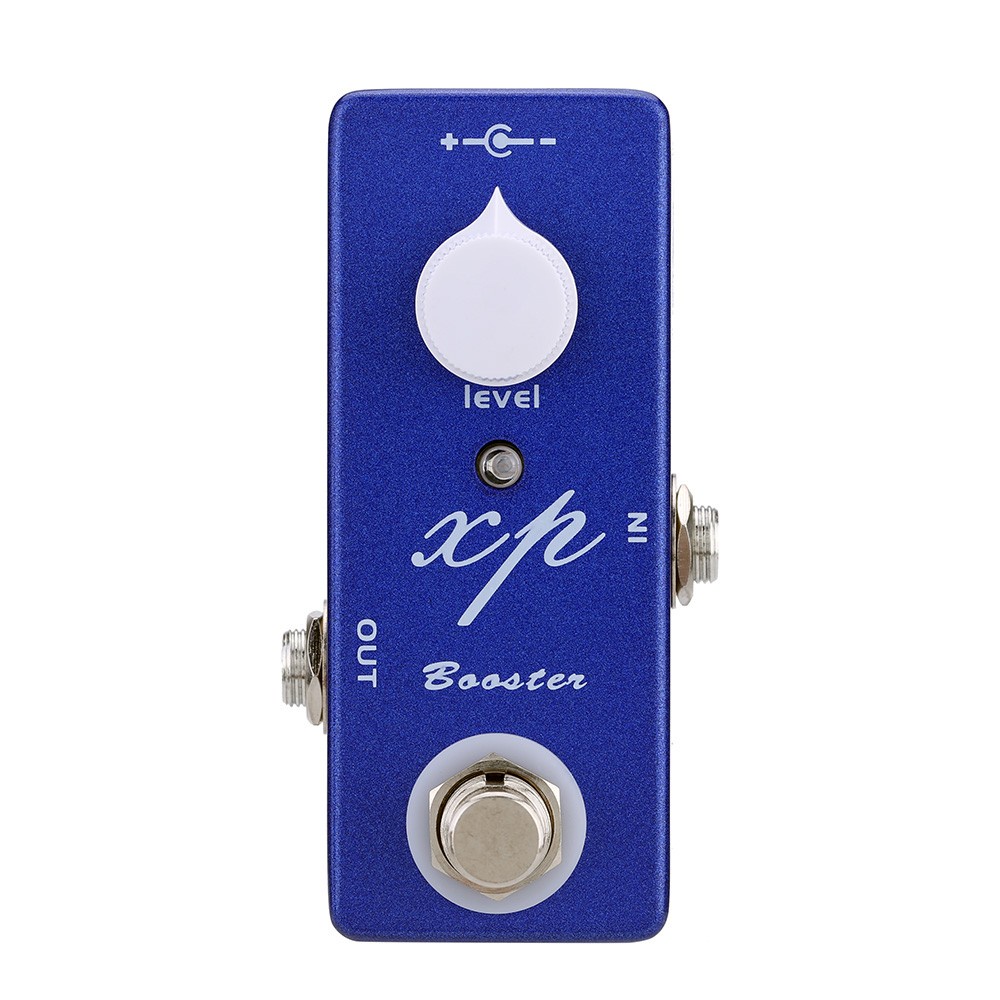 MOSKYAUDIO Guitar Pedal Clean Booster Guitar Effect Pedal XP Booster True Bypass Full Metal Shell Sw