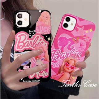 เคสโทรศัพท์มือถือแบบนิ่ม ลายการ์ตูนบาร์บี้ แฟชั่น สําหรับ IPhone 14 13 12 11 Pro Max X XR Xs Max 8 7 6 6s Plus SE 2020