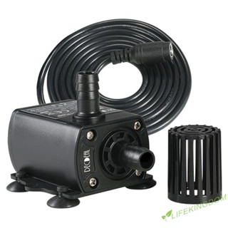 เครื่องปั๊มน้ําพุ DC 12V ไร้แปรงถ่าน อเนกประสงค์ แบบพกพา สําหรับตู้ปลา [LifeKingdom.th]