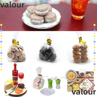 Valour ขนมปัง คุกกี้ ของเล่น สําหรับบ้านตุ๊กตา