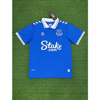 Fan Edition 2324 ใหม่ Everton เสื้อยืดแขนสั้น พิมพ์ลายฟุตบอล คุณภาพสูง ไซซ์ S-4XL