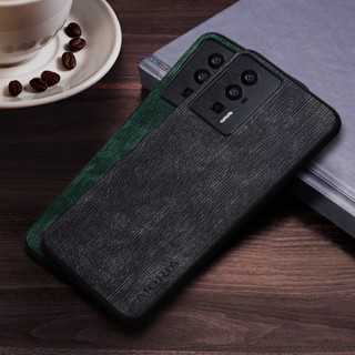 เคสโทรศัพท์มือถือหนัง ลายไม้ หรูหรา สําหรับ Xiaomi Redmi K60 Pro K60