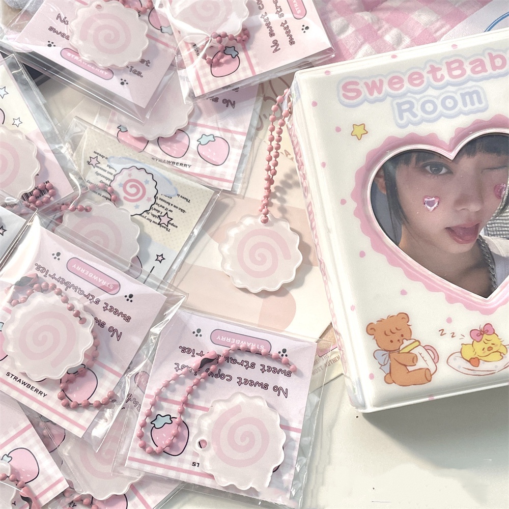 พวงกุญแจ จี้รูปปลาน่ารัก สีชมพู สําหรับห้อยกระเป๋านักเรียน - รูปที่ 4