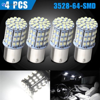 Jen หลอดไฟเลี้ยว Led 64smd 1156 12V 6000k สําหรับรถยนต์ รถจักรยานยนต์ 4 ชิ้น