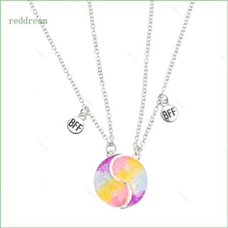 Redd สร้อยคอแม่เหล็ก อัลลอย สีแดง สําหรับคู่รัก พี่สาว