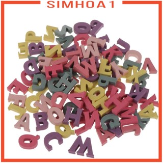 [Simhoa1] ชุดตัวอักษรไม้ หลากสี สําหรับตกแต่งบ้าน