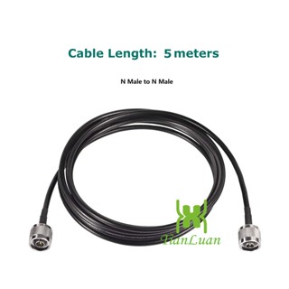 สายเคเบิลโคแอกเชียล 3D-FB 50-3 5 เมตร 50 โอห์ม พร้อมตัวเชื่อ…