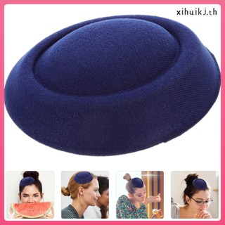 Xihuikj 8 ชิ้น อุปกรณ์งานฝีมือ ของเล่น Fascinator ฐานหมวก Air Hostess กิ๊บติดผม หมวกวิกผม