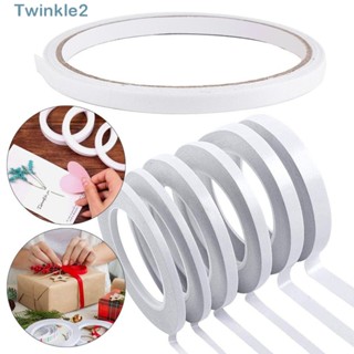 Twinkle เทปกาวสองหน้า 12 เมตร แบบบางพิเศษ กว้าง 8 มม. สําหรับเครื่องเขียน DIY 1 3 5 ชิ้น