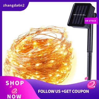 【พร้อมส่ง】สายไฟหิ่งห้อย Led 200 ดวง พลังงานแสงอาทิตย์ 20 เมตร สําหรับตกแต่งคริสต์มาส กลางแจ้ง