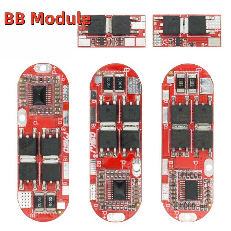 โมดูลบอร์ดวงจรแบตเตอรี่ลิเธียม 18650 Li-ion Bms 1S 2S 10A 3S 4S 5S 25A 18650 Lipo Bms