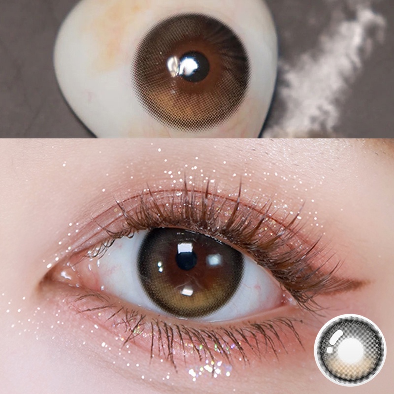 คอนแทคเลนส์ Medusa Green Iris 14 มม. 2 ชิ้น 1 คู่