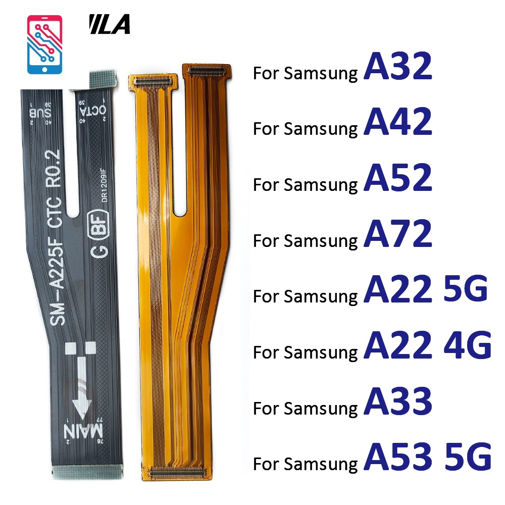 เมนบอร์ดเชื่อมต่อสายเคเบิลอ่อน แบบเปลี่ยน สําหรับ Samsung Galaxy A21 A22 A72 A32 A42 A52 A33 A53 5G A22 4G A73