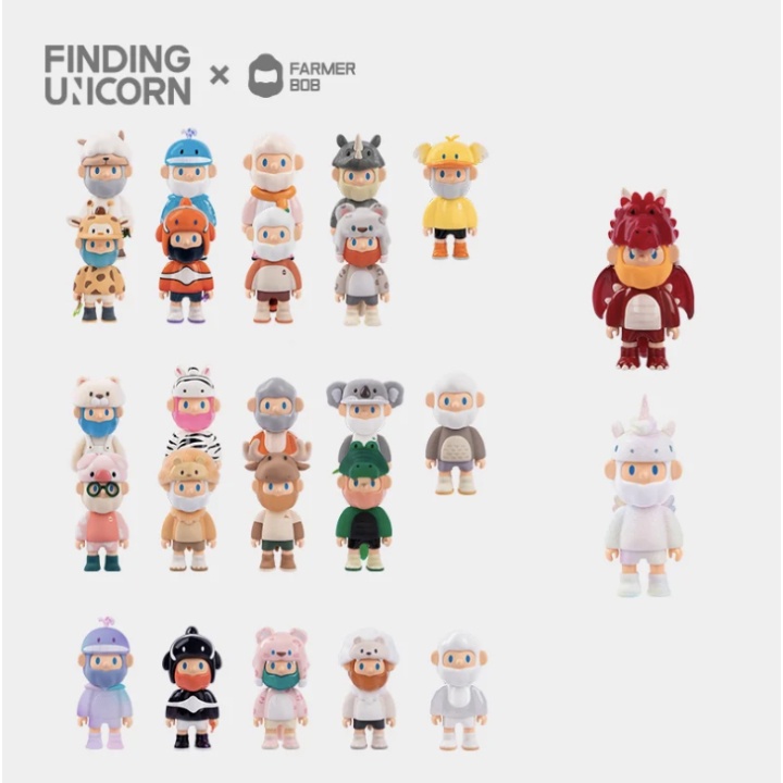 (พร้อมส่งจากไทย) Famer Bob Social Animal series Blind Box ชุดกล่องสุ่ม ลิขสิทธิ์แท้ ของสะสม พร้อมส่ง