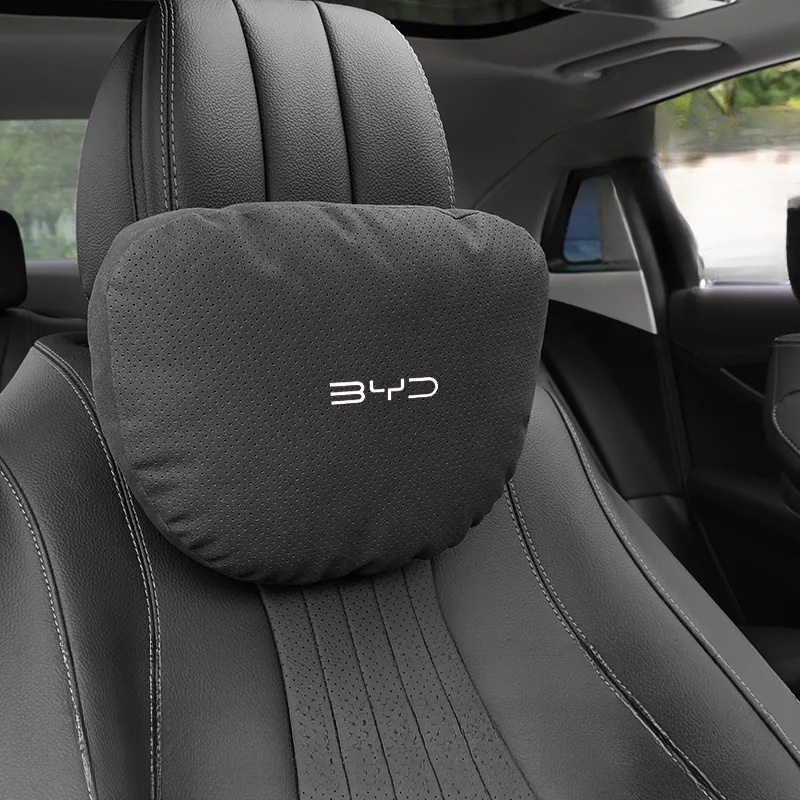 รถที่นั่ง Headrest คอหมอนสำหรับ BYD Tang F3 E6 Atto3 Dolphin หยวน Plus เพลง Max F0 G3 I3 ea1 Dmi F3 