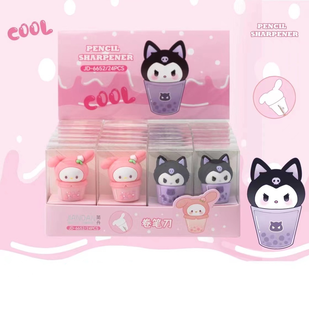 SANRIO กบเหลาดินสอ ขนาดเล็ก แบบพกพา เหมาะกับงานปาร์ตี้ สําหรับนักเรียน