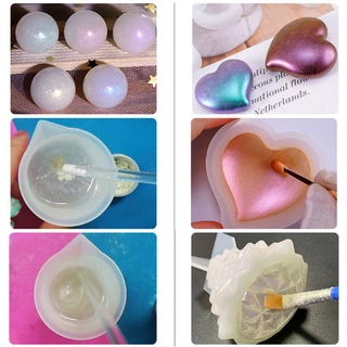 สีผงไมก้ามุก สำหรับทำสบู่ ย้อมเรซิ่น ทำเครื่องประดับ ขนาด10กรัม diy Mica Powder Epoxy Resin Dye Pearl Pigment Making 10g