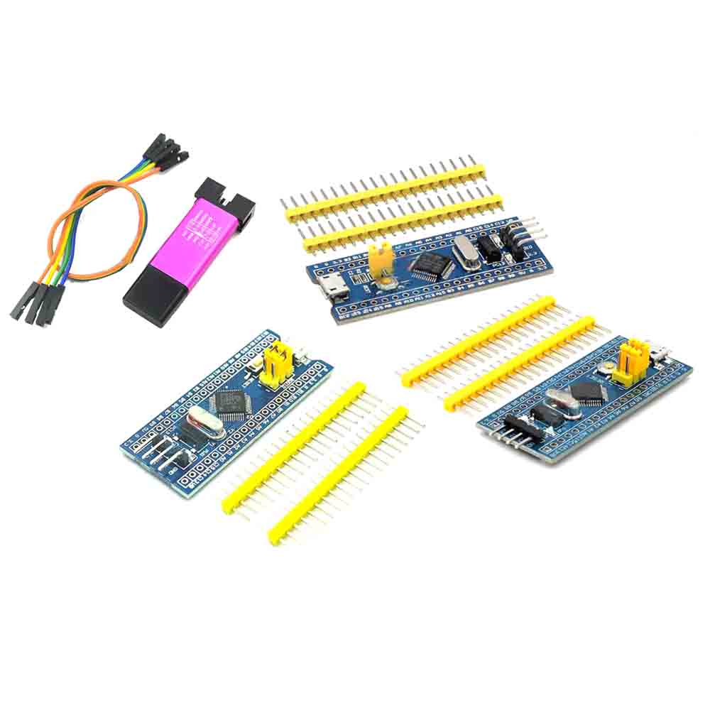 โมดูลบอร์ดไมโครคอนโทรลเลอร์ ระบบขั้นต่ํา STM32F103C6T6 STM32F103C8T6 ARM STM32 สําหรับ Arduino ST-Link V2 Mini STM8