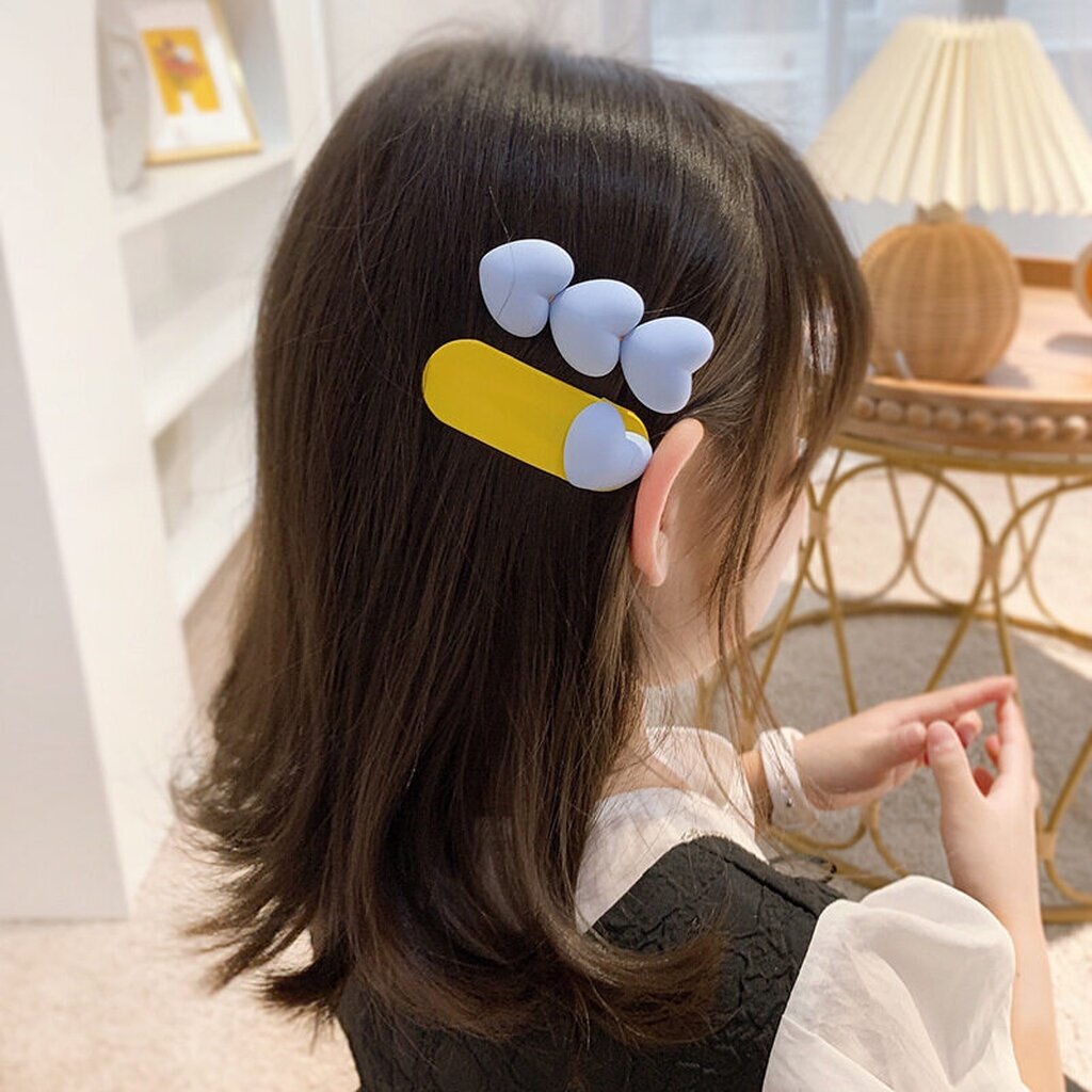 บ้านพลู กิ๊บติดผม กิ๊บ ดาว หัวใจ น่ารัก สีสวย สดใส แพ็ก 2 ชิ้น