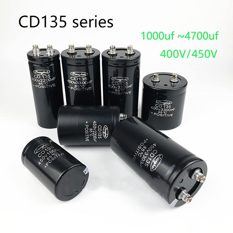 CD135 1,000uf Electrolytic Jianghai ~4700uf 400V/450V อินเวอร์เตอร์ Air Energy Lift เครื่องกําเนิดไฟ