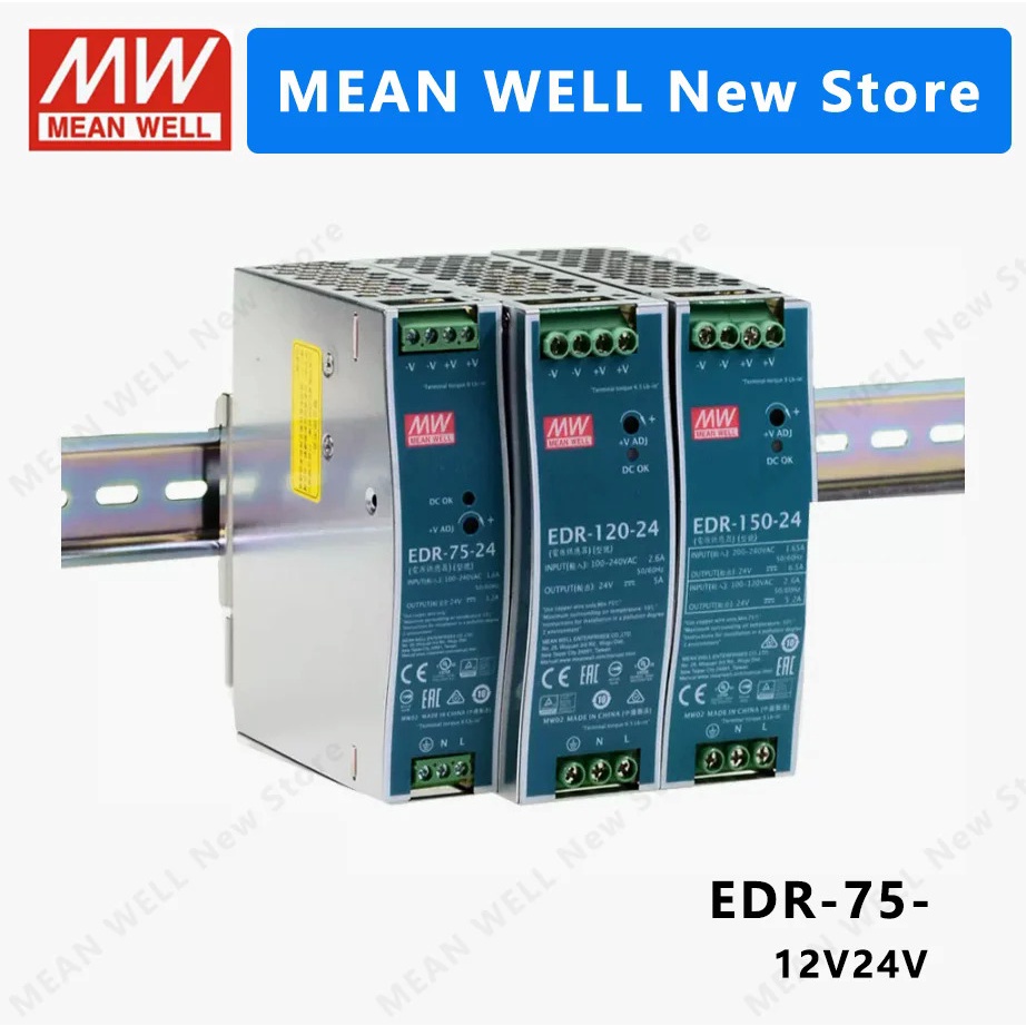 Mean WELL EDR-75 EDR-75-12 EDR-75-24 EDR-75-48 MEANWELL EDR 75 75W