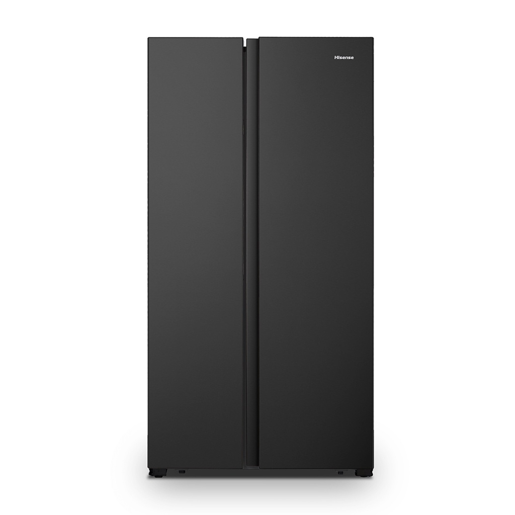 shophome468- Hisense ตู้เย็นside by side 18.5 คิว รุ่น RS670N4TBN สีดำ รับประกันของเเท้