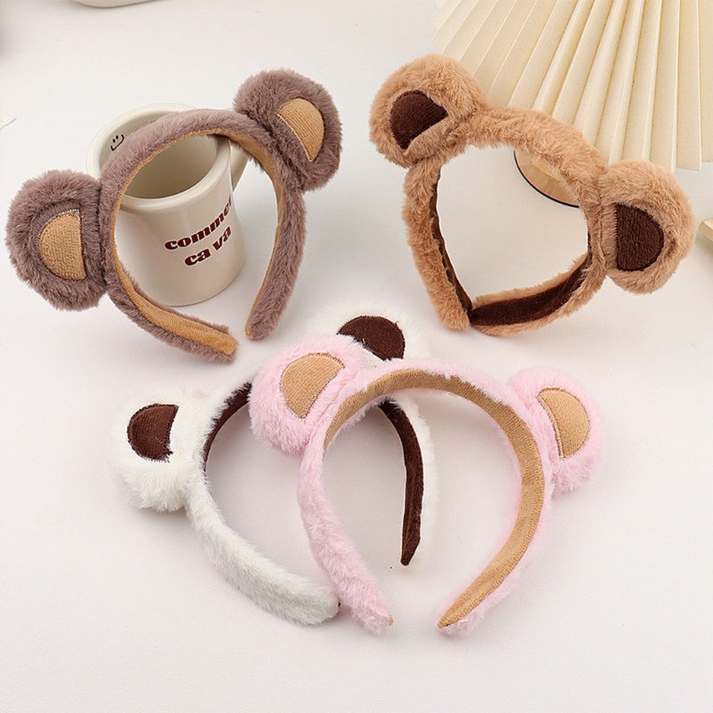 Char หมีน่ารักคอสเพลย์หูสัตว์ Headwear ฮาโลวีนแถบคาดศีรษะการ์ตูนสัตว์ Headpiece เครื่องแต่งกายอุปกรณ์เสริม