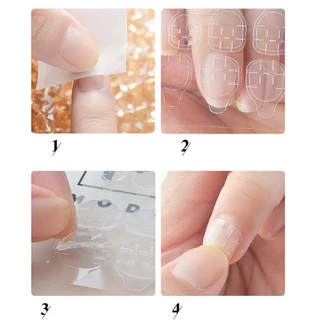24Pcs สติกเกอร์กาวสองด้าน สำหรับติดเล็บปลอม