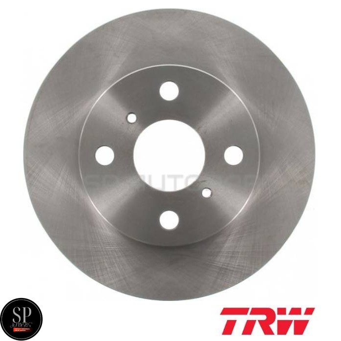 TRW จานดิสเบรค คู่หน้า Toyota Corolla AE100,101,111 '91-96, Corona  AT171 23มม DF7114S