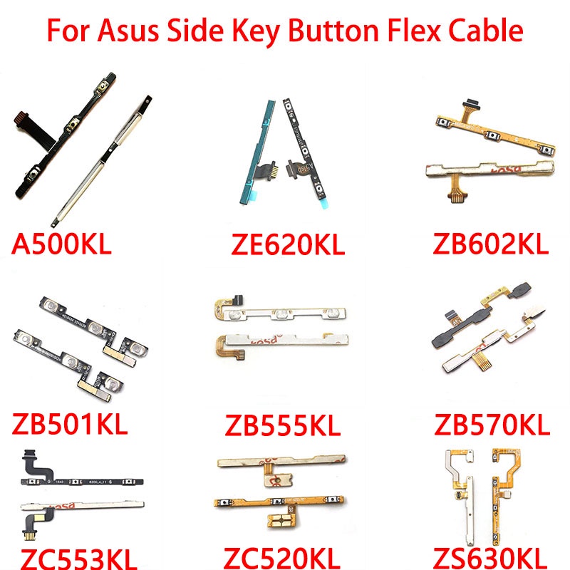 OEM เปิดสวิทช์และปริมาณด้านข้างปุ่ม Flex สําหรับ Asus A500CG A500KL ZC553KL ZC520KL ZB570KL ZC554KL 