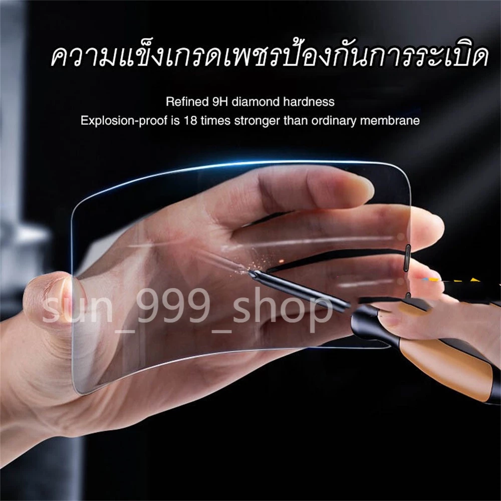[มีกันขอบ] ฟิล์มกันมอง สำหรับ17 16 15 14 13 12 pro max 11 ฟิล์มกันเสือก ไอโฟน X 8 6 6s Plus 7 XS XR ฟิล์ม กันมองข้าง#10D thumbnail 6