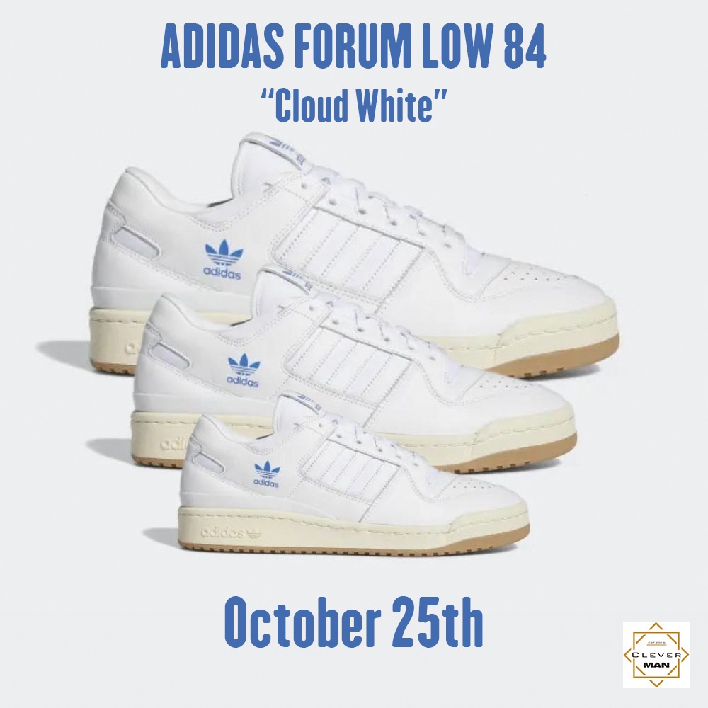 Adidas Forum Low 84 รองเท้าผ้าใบ สีขาว สําหรับผู้ชาย และผู้หญิง