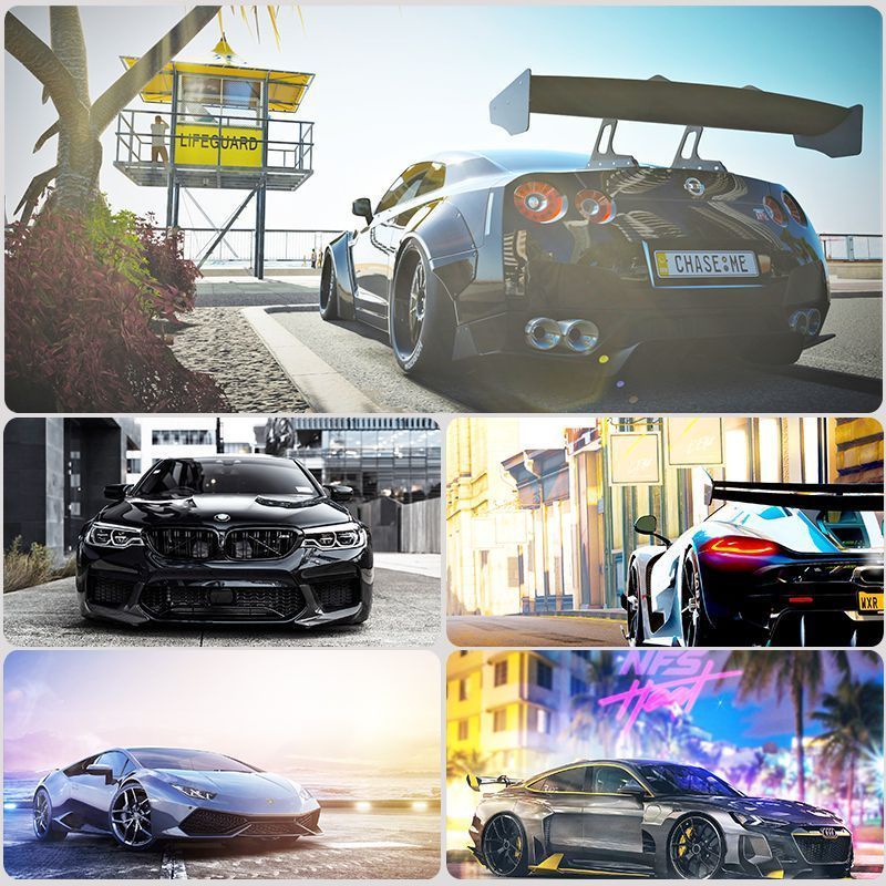 แผ่นรองเมาส์ คีย์บอร์ด ขนาดใหญ่ ลาย Supercar สําหรับคอมพิวเตอร์ รถยนต์