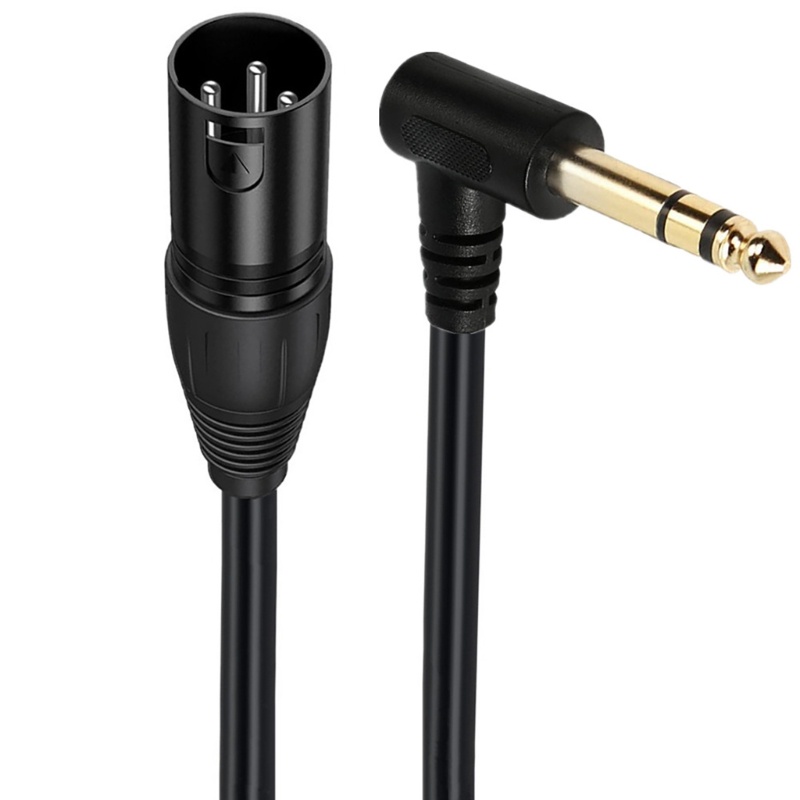 สายเคเบิ้ล XLR 3 Pin to 6 35 มม. 1 4 TS TRS Male Cable Stereo 6 35 มม. to XLR Plug Stereo Mic Connector สําหรับไมโครโฟน
