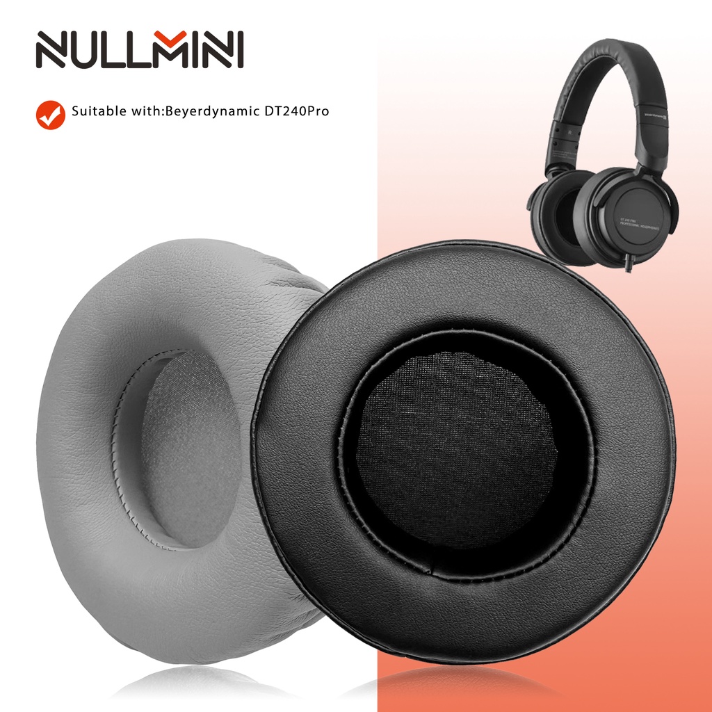NullMini เปลี่ยนแผ่นรองหูฟังสําหรับ Beyerdynamic DT240Pro DT280Pro หูฟังแผ่นรองหูฟัง Earmuffs ชุดหูฟ
