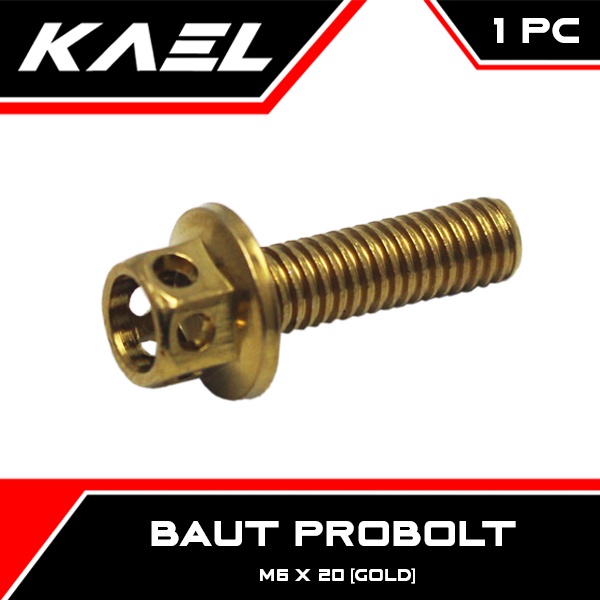 Probolt Bolt Key 8 K8 M6x20 6x20 M 6 x 20 M6 Gold Bolt Pro Bolt