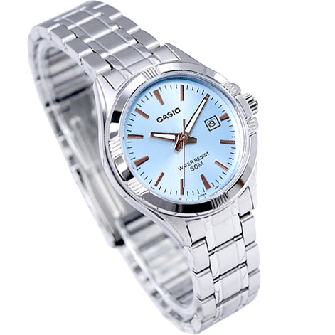 Sale! Casio นาฬิกาข้อมือผู้หญิง สายสแตนเลส รุ่น LTP-1308D ของแท้ประกันศูนย์ CMG