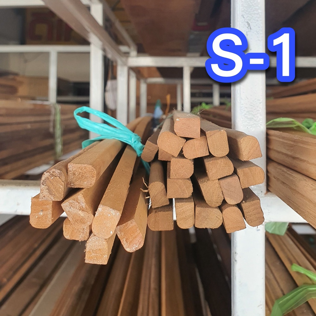 ไม้บัวไม้สัก บัวตกแต่ง ยาว 2ม.