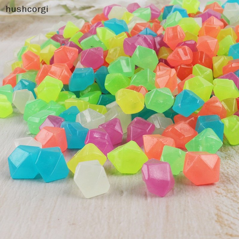 [hushcorgi] หินเรืองแสงในที่มืด สําหรับตกแต่งสวนกลางแจ้ง 50 ชิ้น