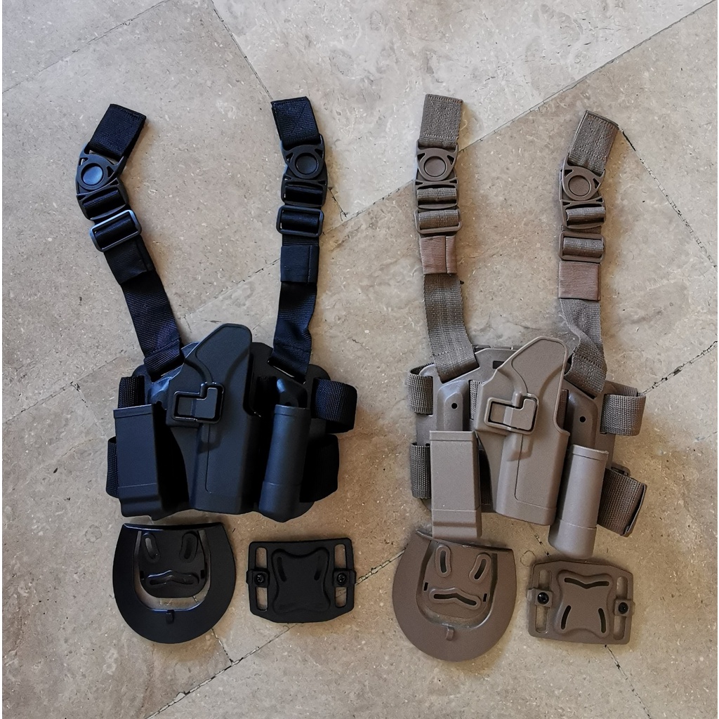 ใหม่ ซองใส่ปืนหมาป่า CQC BH STYLE GLOCK G17 BK ด้านขวา อุปกรณ์เสริม สําหรับเล่นกีฬากลางแจ้ง